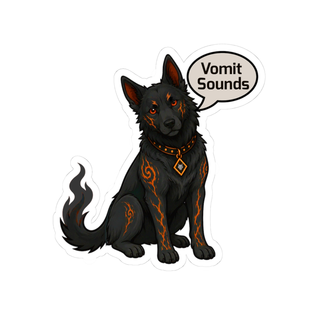 Odin "Vomit Sounds" Sticker 3"
