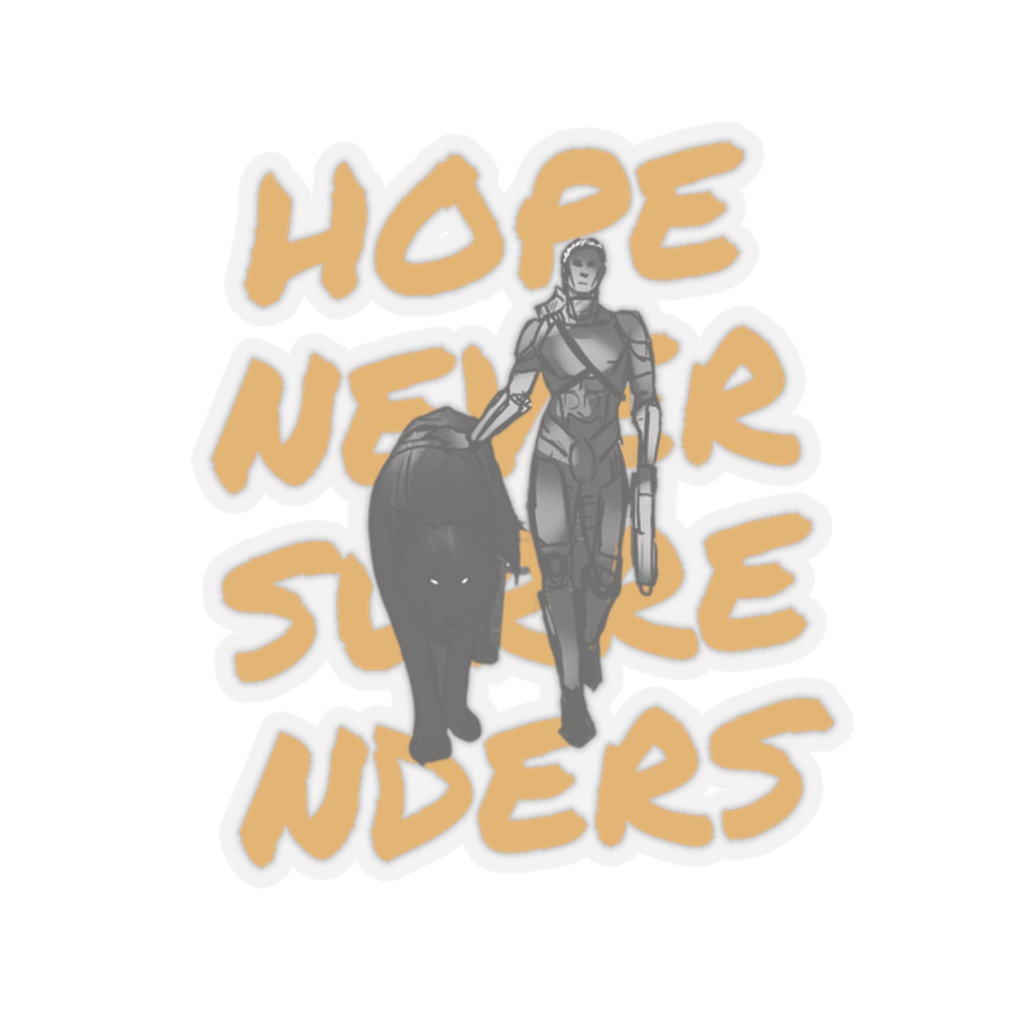 Hope Never Surrenders Sticker