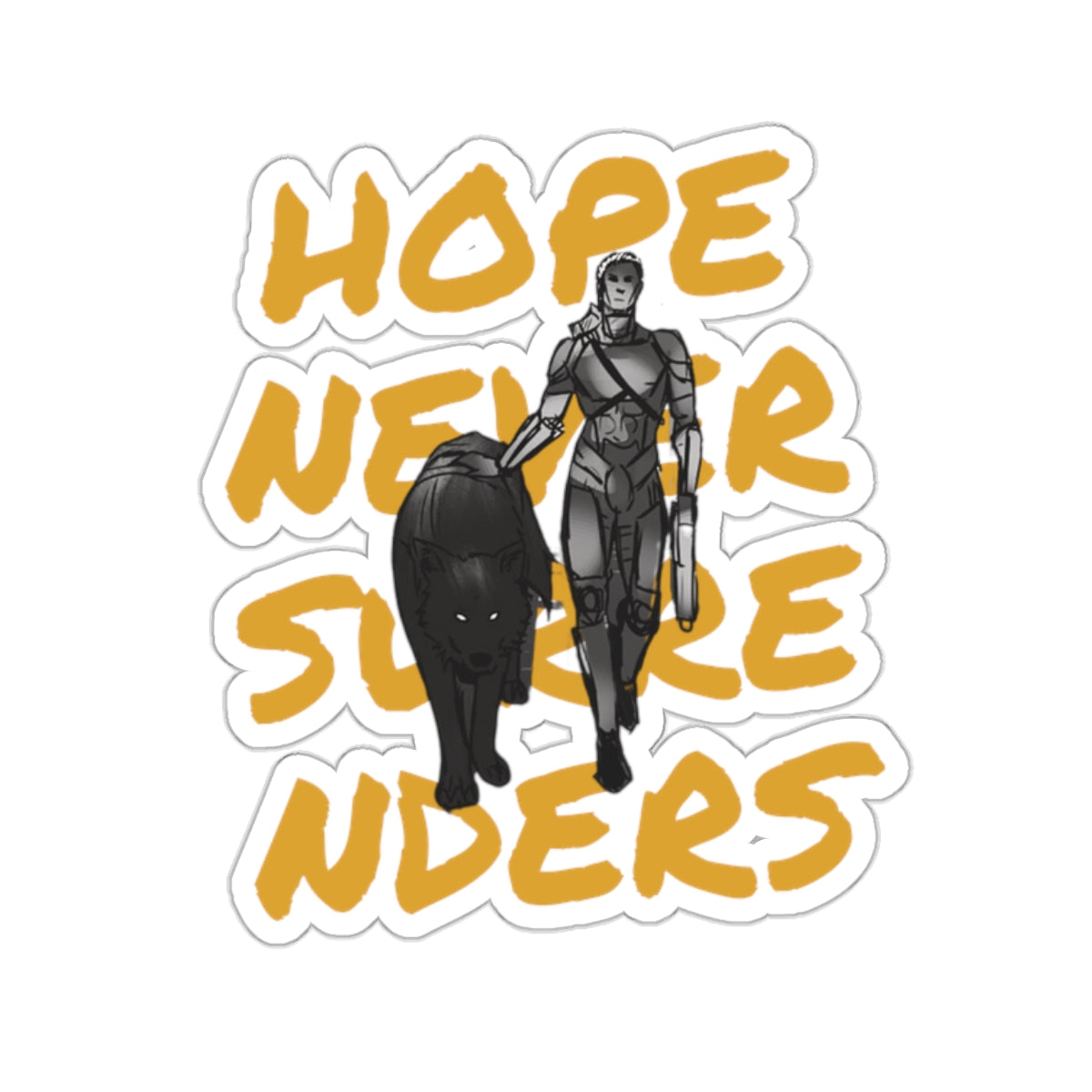 Hope Never Surrenders Sticker